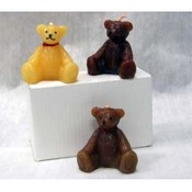 Teddy Bear Candle Set of 3
