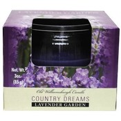 Old Williamsburgh Candle Boxed Globe Glass Candle- Lavender Garden