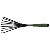 Hand Held Leaf Rake 6' Wide 9 Metal Prongs Wholesale Bulk