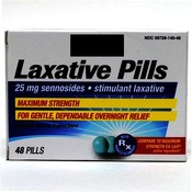 Major Chain Sennosides 25mg Extra Strength (Ex-Lax