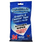 Iron Chef American Granite &amp; Counter Tops Cleaner &amp; Polish Wipes