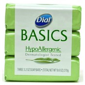 Dial Bar Soap Hypoallergenic 3.2 oz
