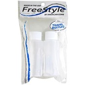Free Style 2oz Travel Bottles Pegable Bag Made in USA