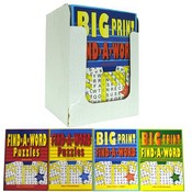 Big Print/Reg Word Find Puzzle Book 4 Titles 96 Page PDQ
