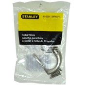 Stanley Single Robe Hook Satin Nickel