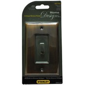 Stanley GFCI Wall Plate Antique Bronze