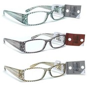 Snake Skin DesignPlastic Reading Glasses ast Powers and Colors PP $14.99