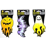 Halloween Glow Stickers 3"x6" 3 Styles