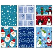 Juvenile Christmas Roll Wrap 6 Assorted 16'x30" 40 Sq Ft