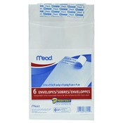 Mead 6" x 9" White Press-It Seal-It Envelope
