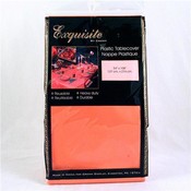 Plastic Table Cover 54" x 108" - Orange