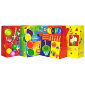 Medium Birthday Glitter Bright Gift Bag Assorted