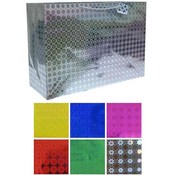 Horizontal Jumbo Hologram Gift Bag 6 Asst