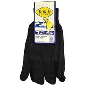 Red Lined Knit Wrist Heavy Jersey Glove