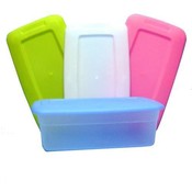 Plastic Shoe Box Assorted Color Tops 13.8x7.5x4.25