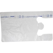 1/7 Plain White T-Shirt Bag 11.5x6.5x20" 12 MIC