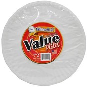 Winterfield Value Paper Plates 9' Wholesale Bulk