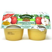 Applesnax Applesauce Unsweetened 4oz Cup