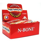 N-Bone All Natural Puppy Teething Ring for Teeth and Gums 1.2 oz Display