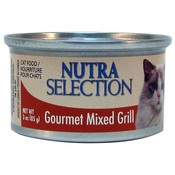 Nutra Selections Gourmet Grill Cat Food Mixed