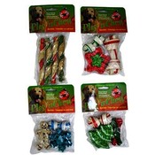 Christmas Play N Chew Dog Toys 12 Assortment