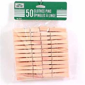 50 Wood Clothes Pins