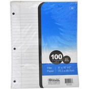 Bazic Wide Ruled Filler Paper 100 Sheets