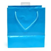 American Greetings Small Aqua Blue Gift Bag 6"x7"