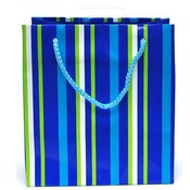 Small Blue Stripe Gift Bag 6"x7"
