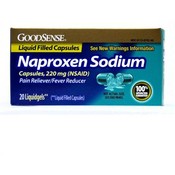 Naproxen Sodium Liquid Gels 220mg