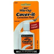 Bic Whiteout Cover-It Correction Fluid