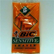 Sensitive BIC Shaver 6pk