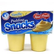 Real Fresh Vanilla Pudding 4 pack Wholesale Bulk