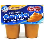 Real Fresh Butterscotch Pudding 4 pack Wholesale Bulk