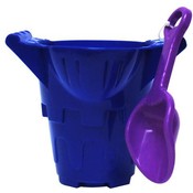 7" Castle Bucket &amp; Shovel Beach Set Assorted