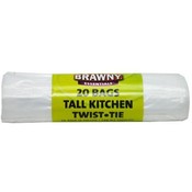 Brawny Kitchen Trash Bag 13 gal. Twist Tie