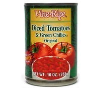Vine Ripe Diced Rotel Style Tomatoes
