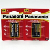 Panasonic AA Alkaline Battery 2pk