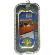 Premium Heavy Duty Foil Loaf Pan 9"x5"x3"