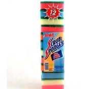 Scrub-It Rainbow Foam Scrub Sponge