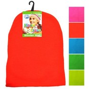 Neon Winter Beanie Hat Assorted Solid Colors