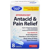 Family Care Effervescent Antacid &amp; Pain Relief Tab