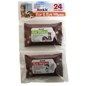 Rickie Pet Wipes for Ears (12 ct) and Eyes (12 ct)