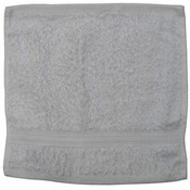 All White Fancy Heavy Washcloth 12"x12"