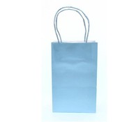 Tall Small Light Blue Gift Bag 8.5"x5"