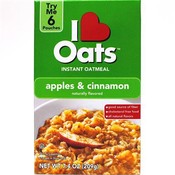 I Love Oats Apple &amp; Cinnamon Instant Oatmeal