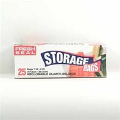 Fresh Seal Quart Storage Bags Resealable Wholesale Bulk