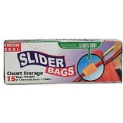 Fresh Seal Slider Bags Quart Storage Wholesale Bulk