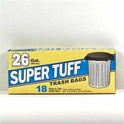 Super Tuff Tall Kitchen Trash Bags 26 Gallon