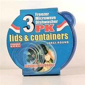 Fresh Seal Plastic Storage Containers w/Lids